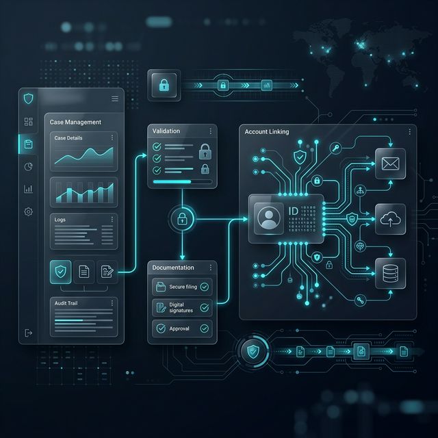 Secure case documentation interfaces